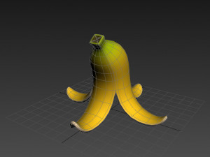 banana peel 3D 模型