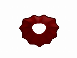 red skirt Modello 3D