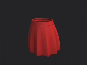 red skirt 3D Model