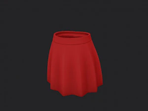 red skirt 3D Model