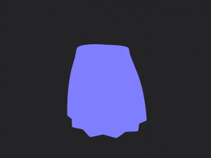 red skirt 3D Model