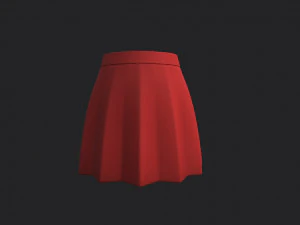 red skirt 3D Model