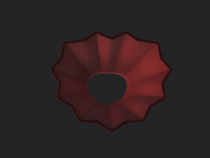 red skirt Modello 3D