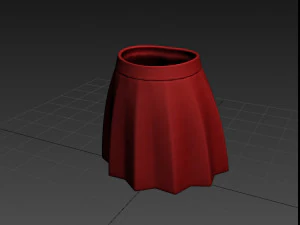 red skirt 3D Model