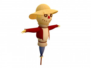 scarecrow 3Dモデル
