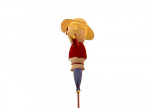 espantalho Modelo 3D