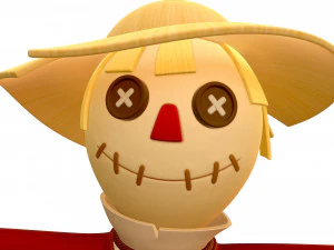 espantalho Modelo 3D