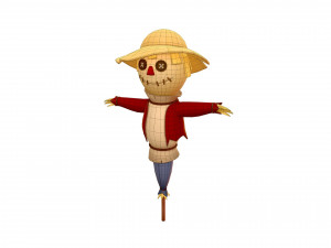 scarecrow 3Dモデル