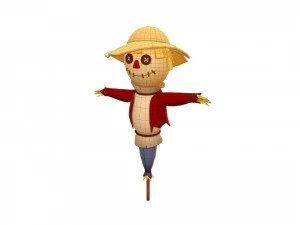 espantalho Modelo 3D