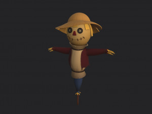 scarecrow 3Dモデル