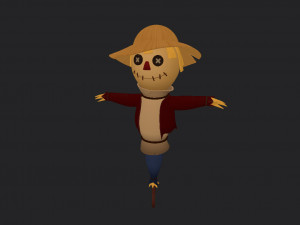scarecrow 3Dモデル