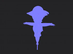 espantalho Modelo 3D