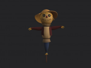 scarecrow 3Dモデル