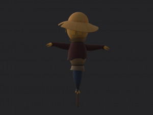 scarecrow 3Dモデル
