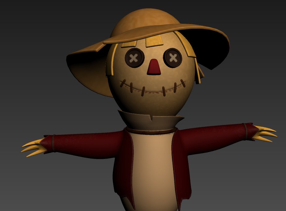Scarecrow 3d Model In Fantasy 3dexport