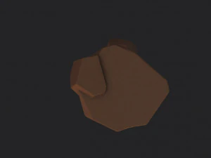 rocher flottant Modèle 3D
