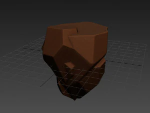 rocher flottant Modèle 3D