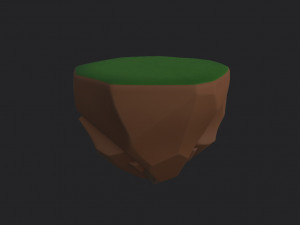 floating island 3D Модель