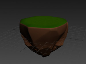 floating island 3D Модель