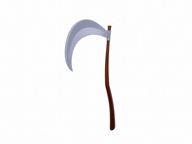 scythe Modelo 3D .c4d .max .obj .3ds .fbx .stl .blend 