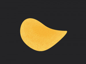 potato chip 3D 모델