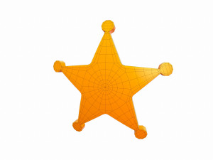 sheriff badge 3D Модель