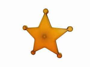 sheriff badge 3D Модель