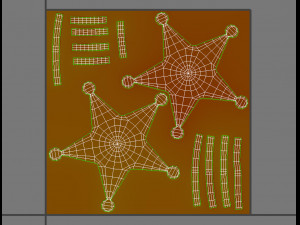 sheriff badge 3D Модель