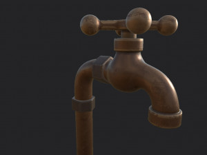 water tap Modèle 3D