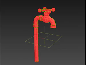 grifo de agua Modelo 3D