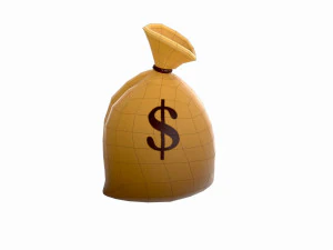 bolsa de dinheiro Modelo 3D