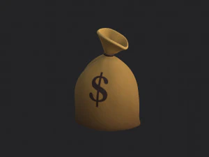 bolsa de dinheiro Modelo 3D