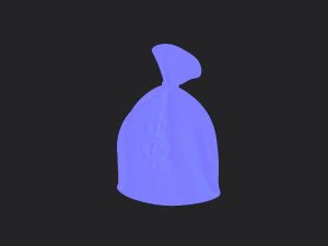 bolsa de dinheiro Modelo 3D