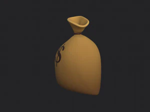 bolsa de dinheiro Modelo 3D