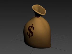 bolsa de dinheiro Modelo 3D