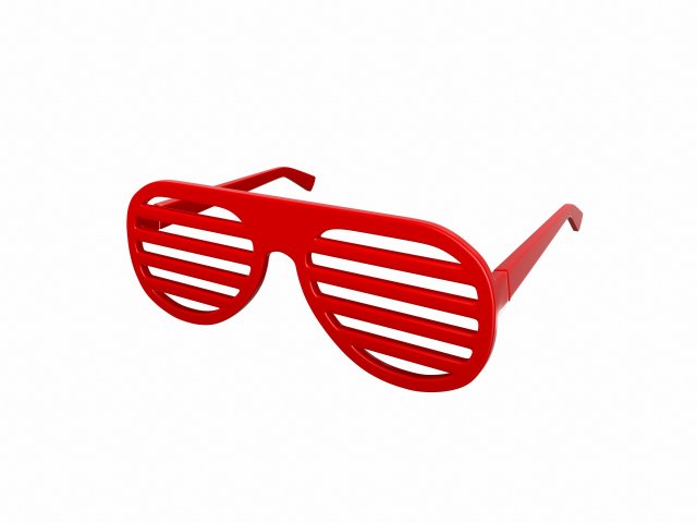 shutter shade sunglasses Modèle 3D .c4d .max .obj .3ds .fbx .stl .blend 