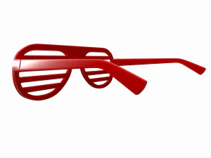 셔터 그늘 선글라스 3D 모델