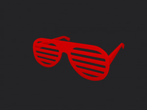 shutter shade sunglasses Modèle 3D