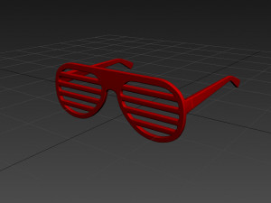 shutter shade sunglasses Modèle 3D
