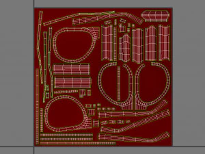 셔터 그늘 선글라스 3D 모델