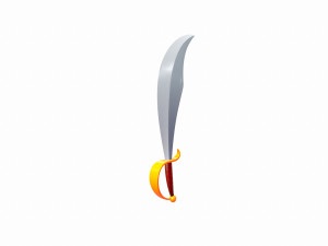pirate sword 3D Model