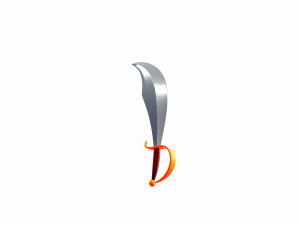 pirate sword 3D Model
