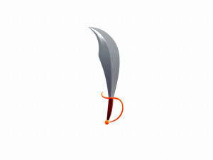 pirate sword 3D Model