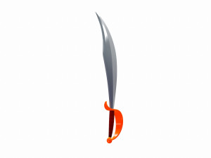 pirate sword 3D Model