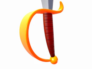 pirate sword 3D Model