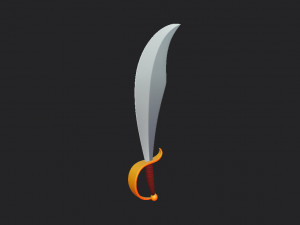 pirate sword 3D Model