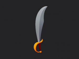 pirate sword 3D Model