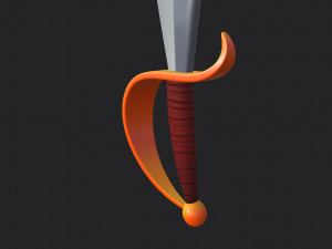 pirate sword 3D Model