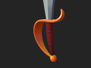 pirate sword 3D Model