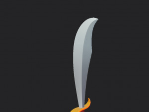 pirate sword 3D Model